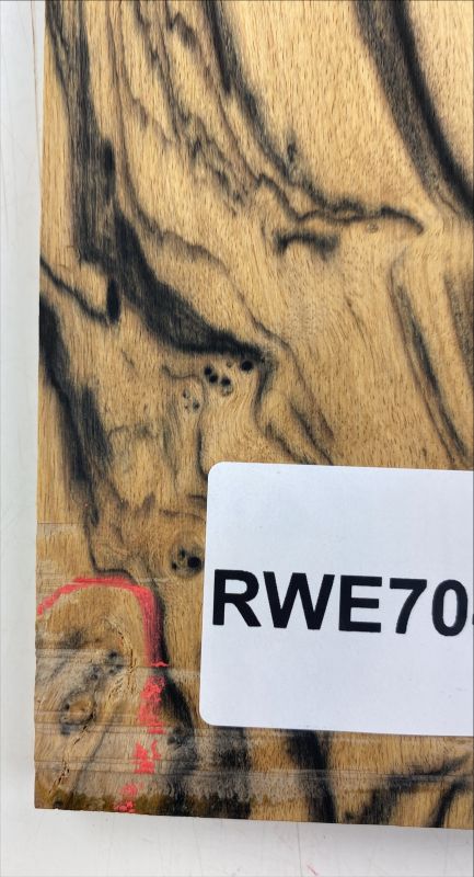 Fretboard Royal White Ebony, 725x83x9mm, Unique Piece #100
